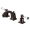 Fauceture FSC4685DPL Widespread Bathroom Faucet with Retail Pop-Up, Oil Rubbed Bronze FSC4685DPL - alternate 1